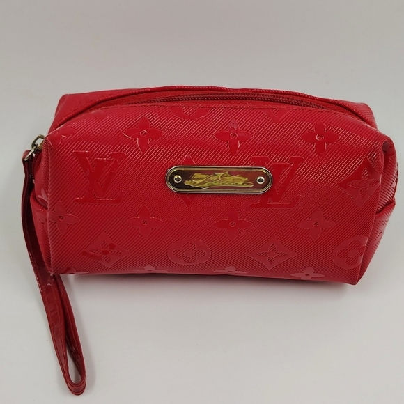 None Handbags - Free w/ Purchase Red Wristlet